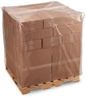 Pallet Covers - 3 Mil (55' x 53' x 75') - Heavy Duty Construction Grade Strength, Tear Resistant, Polyethylene Pallet Bags, Outdoor Protection, and Pallet Storage (Clear, 25 Pack) Pallet Covers - 3 Mil (55' x 53' x 75') - Heavy Duty Construction Grade Strength, Tear Resistant, Polyethylene Pallet Bags, Outdoor Protection, and Pallet Storage (Clear, 25 Pack)