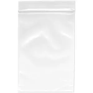 5" x 7" (Case of 2,000), 4 Mil Heavy Duty Zipper Reclosable Plastic Bags 5" x 7" (Case of 2,000), 4 Mil Heavy Duty Zipper Reclosable Plastic Bags