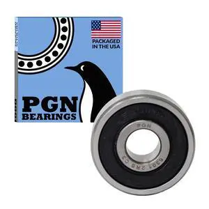 PGN (100 Pack) 6301-2RS Bearing - Lubricated Chrome Steel Sealed Ball Bearing - 12x37x12mm Bearings with Rubber Seal & High RPM Support PGN (100 Pack) 6301-2RS Bearing - Lubricated Chrome Steel Sealed Ball Bearing - 12x37x12mm Bearings with Rubber Seal & High RPM Support