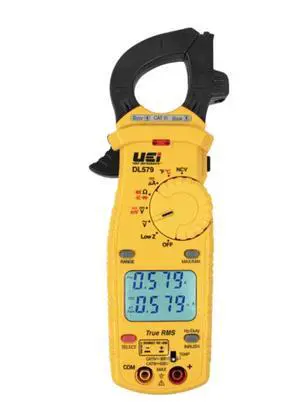 DL579 600A AC/DC Dual Display TRMS-Clamp Multimeter with Temperature & Capacitance, 750/1000V AC/DC, Microamps, Continuity, Diode Test, Frequency/Duty Cycle, Low Z DL579 600A AC/DC Dual Display TRMS-Clamp Multimeter with Temperature & Capacitance, 750/1000V AC/DC, Microamps, Continuity, Diode Test, Frequency/Duty Cycle, Low Z