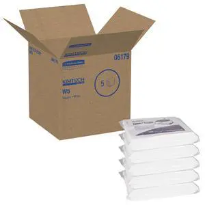 06179 W5 Critical Task Wipers, Flat Double Bag, Spunlace, 9x9, White, 100 per Pack (Case of 5 Packs) 06179 W5 Critical Task Wipers, Flat Double Bag, Spunlace, 9x9, White, 100 per Pack (Case of 5 Packs)