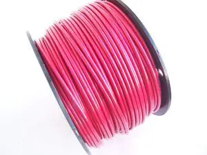Red Vinyl Coated Wire Rope Cable, 3/16" - 1/4", 7x19: 100 ft, 250 ft and 500 ft Reels (500 Ft Reel) Red Vinyl Coated Wire Rope Cable, 3/16" - 1/4", 7x19: 100 ft, 250 ft and 500 ft Reels (500 Ft Reel)