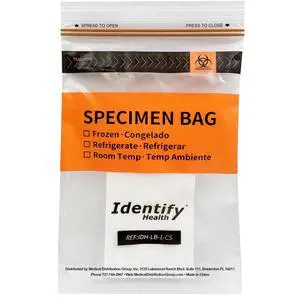 Biohazard Specimen Lab Bags | 2000 Pack | 6x9 Inch 3-Wall Laboratory Double Zip Seal with Absorbent Pad and Document Pouch | TearZone Destroy BIO Feature Biohazard Specimen Lab Bags | 2000 Pack | 6x9 Inch 3-Wall Laboratory Double Zip Seal with Absorbent Pad and Document Pouch | TearZone Destroy BIO Feature