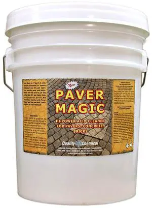 Paver Magic - High Power Concrete, Brick and Paver Cleaner - Outdoor Stain Remover - 640 oz (Pack of 1) Paver Magic - High Power Concrete, Brick and Paver Cleaner - Outdoor Stain Remover - 640 oz (Pack of 1)