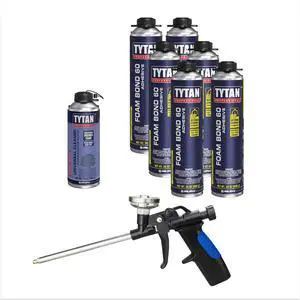 Foam Bond 60 24 oz Polyurethane Adhesive Fast-Tack, 60-Second Drying, DIY Glue for Foam Panels, Shiplap, Wall Paneling, Board and Batten, Subfloors, Wood (6 Pack Kit) Foam Bond 60 24 oz Polyurethane Adhesive Fast-Tack, 60-Second Drying, DIY Glue for Foam Panels, Shiplap, Wall Paneling, Board and Batten, Subfloors, Wood (6 Pack Kit)