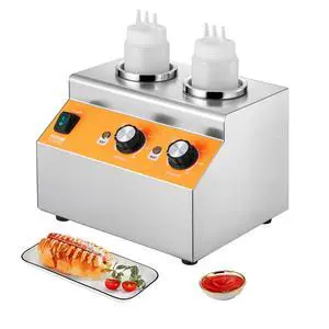 Electric Bottle Warmer with Bottles, 0.8x2 LCommercial Cheese Dispenser, Hot Fudge Warmer 86-185 Temp Adjustable, Plastic Double Bottles Nacho Cheese Warmer, for Hot Fudge Cheese Caramel Electric Bottle Warmer with Bottles, 0.8x2 LCommercial Cheese Dispenser, Hot Fudge Warmer 86-185 Temp Adjustable, Plastic Double Bottles Nacho Cheese Warmer, for Hot Fudge Cheese Caramel