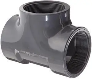 805-040 Series 805 PVC Pipe Fitting, Tee, Schedule 80, 4" NPT Female 805-040 Series 805 PVC Pipe Fitting, Tee, Schedule 80, 4" NPT Female