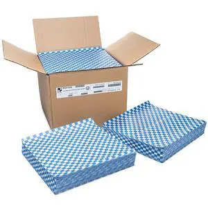 Paterson Paper 5000 Count Blue Checkers Grease-Resistant Deli Sandwich Wrap Paper Sheets/Basket Liners (Case of 5000) Paterson Paper 5000 Count Blue Checkers Grease-Resistant Deli Sandwich Wrap Paper Sheets/Basket Liners (Case of 5000)