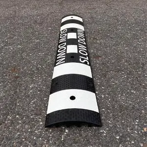 6' Speed Bump - Slow Down Speed Bumps for Asphalt - Black Speed Humps - 6 Foot Portable Speed Bump - Speed Bumps for Road and Driveway (6' Speed Bump - White) 6' Speed Bump - Slow Down Speed Bumps for Asphalt - Black Speed Humps - 6 Foot Portable Speed Bump - Speed Bumps for Road and Driveway (6' Speed Bump - White)