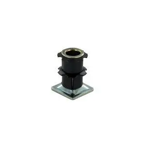 Industries Double Star Threaded Caster Insert | Heat Treated Steel | Fits 3/4 Inch Square 16-18 Gauge Tube | Thread: 5/16-18 | 100 Pack Industries Double Star Threaded Caster Insert | Heat Treated Steel | Fits 3/4 Inch Square 16-18 Gauge Tube | Thread: 5/16-18 | 100 Pack