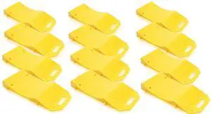 Zone Tech Tire Saver Ramps - Premium Quality Anti- Slip Design Portable Highly Visible Yellow Wheel Rest Vehicle Storage-Flat Spot and Flat Prevention (12-Pack) Zone Tech Tire Saver Ramps - Premium Quality Anti- Slip Design Portable Highly Visible Yellow Wheel Rest Vehicle Storage-Flat Spot and Flat Prevention (12-Pack)