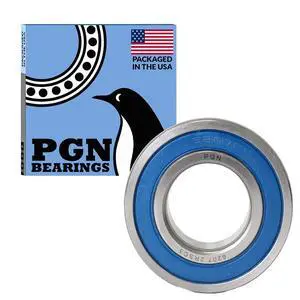 PGN (50 Pack) 6207-2RS Bearing - Lubricated Chrome Steel Sealed Ball Bearing - 35x72x17mm Bearings with Rubber Seal & High RPM Support PGN (50 Pack) 6207-2RS Bearing - Lubricated Chrome Steel Sealed Ball Bearing - 35x72x17mm Bearings with Rubber Seal & High RPM Support