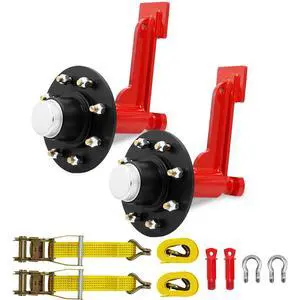 Shipping Container Wheel Kit, Ratchet Straps & Shackles,Shipping Container Accessories,8-Lug Wheels with Heavy-Duty Axles,Heavy-Duty Mobility for 20ft & 40ft Empty Containers Shipping Container Wheel Kit, Ratchet Straps & Shackles,Shipping Container Accessories,8-Lug Wheels with Heavy-Duty Axles,Heavy-Duty Mobility for 20ft & 40ft Empty Containers