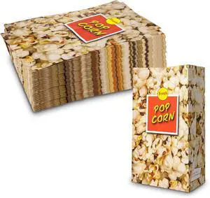 Popcorn Bags 2.5 oz. - Medium Individual Popcorn Holder - Pack of 1600 Popcorn Bags 2.5 oz. - Medium Individual Popcorn Holder - Pack of 1600