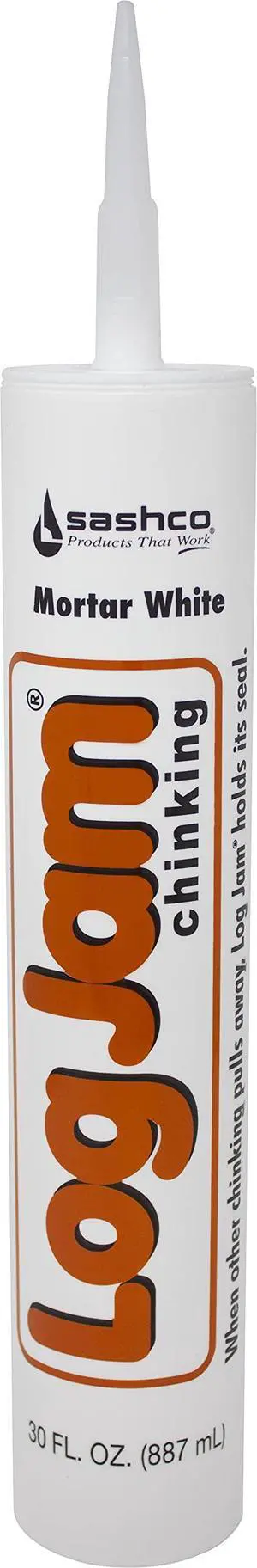 Log Jam Acrylic Latex Chinking Caulk, 30 oz Cartridge, Tan (Pack of 10) Log Jam Acrylic Latex Chinking Caulk, 30 oz Cartridge, Tan (Pack of 10)