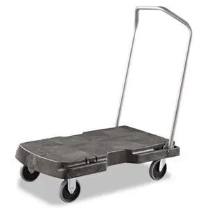 4401BLA Triple Trolley, 500-lb Cap, 20-1/2w x 32-1/2d x 7h, Black 4401BLA Triple Trolley, 500-lb Cap, 20-1/2w x 32-1/2d x 7h, Black