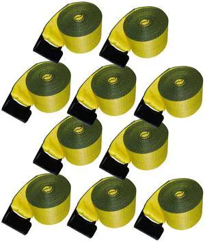 4 x 30 Heavy Duty Winch Strap with Flat Hook for Flatbed Trailer 6,000 lbs Load Limit 10 Pack 4 x 30 Heavy Duty Winch Strap with Flat Hook for Flatbed Trailer 6,000 lbs Load Limit 10 Pack