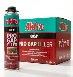 805P PRO Gap Filler Expanding Foam Sealant (12x24 Oz.) - Insulating Foam Sealant, Low Expansion Foam for Sound & Heat Insulation, Window & Door | Gun Use, Gun NOT Included | 24 Oz. 12 Pack 805P PRO Gap Filler Expanding Foam Sealant (12x24 Oz.) - Insulating Foam Sealant, Low Expansion Foam for Sound & Heat Insulation, Window & Door | Gun Use, Gun NOT Included | 24 Oz. 12 Pack