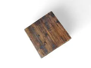 Rustic Reclaimed Wood Dining Table Top, Dark Brown Matte Finish, for Restaurants/Cafes/Home, (36" x 36") Rustic Reclaimed Wood Dining Table Top, Dark Brown Matte Finish, for Restaurants/Cafes/Home, (36" x 36")