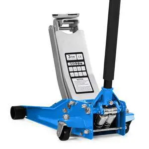 3 Ton Floor Jack, Aluminum and Steel Low Profile Jack with Dual Pistons Quick Lift Pump for Cars & SUVs, Lifting Range 2-19/20" to 20-1/10, Blue 3 Ton Floor Jack, Aluminum and Steel Low Profile Jack with Dual Pistons Quick Lift Pump for Cars & SUVs, Lifting Range 2-19/20" to 20-1/10, Blue