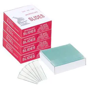 50Pack 3600Pcs Microscope Slides, 75 x 25 mm Microscope Glass Slides, Microscope Slides Frosted, Microscope Slides Frosted End, Pre-Cleaned Glass Slides for Classroom & Lab Use 50Pack 3600Pcs Microscope Slides, 75 x 25 mm Microscope Glass Slides, Microscope Slides Frosted, Microscope Slides Frosted End, Pre-Cleaned Glass Slides for Classroom & Lab Use