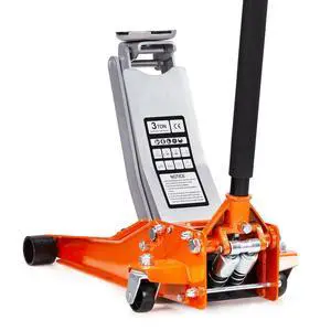 3 Ton Floor Jack, Aluminum and Steel Low Profile Jack with Dual Pistons Quick Lift Pump for Cars & SUVs, Lifting Range 2-19/20" to 20-1/10", Orange 3 Ton Floor Jack, Aluminum and Steel Low Profile Jack with Dual Pistons Quick Lift Pump for Cars & SUVs, Lifting Range 2-19/20" to 20-1/10", Orange