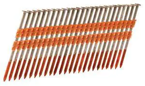 Framing Nails | 3-Inch x.120 | 21 Degree | Full Round Head | Ring | Galvanized | 4,000 Count | 10302HPT Framing Nails | 3-Inch x.120 | 21 Degree | Full Round Head | Ring | Galvanized | 4,000 Count | 10302HPT
