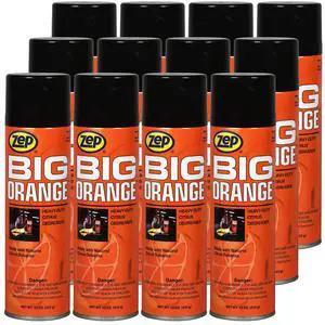 Big Orange Heavy-Duty Citrus Degreaser Aerosol - 15 oz (Case Of 12) 11401 - Industrial Strength, Citrus Solvents, Dissolves Heavy Soil, Grease, Tar, Oil Big Orange Heavy-Duty Citrus Degreaser Aerosol - 15 oz (Case Of 12) 11401 - Industrial Strength, Citrus Solvents, Dissolves Heavy Soil, Grease, Tar, Oil