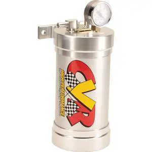 CVR VPR700 Billet Aluminum Power Brake Vacuum Reservoir w/Check Valve & Gauge CVR VPR700 Billet Aluminum Power Brake Vacuum Reservoir w/Check Valve & Gauge