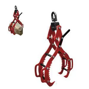 32" Log Lifting Tongs for Tractor, 4 Claw Eagle Claws Grapple, Swivel Steel Log Tongs Timber Claw Hook, Heavy Duty Log Skidding Tongs 4400 lbs Lifting Capacity for ATVs, Trucks, Skidder, Forklifts 32" Log Lifting Tongs for Tractor, 4 Claw Eagle Claws Grapple, Swivel Steel Log Tongs Timber Claw Hook, Heavy Duty Log Skidding Tongs 4400 lbs Lifting Capacity for ATVs, Trucks, Skidder, Forklifts