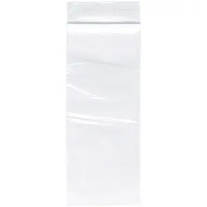 2" x 5" (Case of 12,000), 2 Mil Zipper Reclosable Plastic Bags 2" x 5" (Case of 12,000), 2 Mil Zipper Reclosable Plastic Bags
