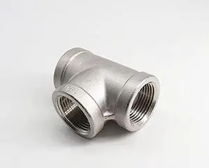 4" Tee Threaded Stainless Steel 304 4" Tee Threaded Stainless Steel 304