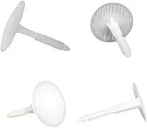 TruFast 4.5" PMF Fastener (250 EA) White Plastic Heavy-Duty Insulation Anchors for Securing on Masonry, Brick, Concrete, and Stone Walls TruFast 4.5" PMF Fastener (250 EA) White Plastic Heavy-Duty Insulation Anchors for Securing on Masonry, Brick, Concrete, and Stone Walls