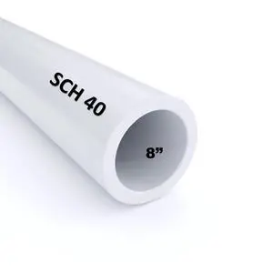 6" Schedule 40 PVC Pipe (Cut to Custom Lengths) (6" x 6') 6" Schedule 40 PVC Pipe (Cut to Custom Lengths) (6" x 6')