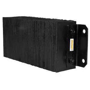 Rubber Dock Bumper, 24" x 10" x 6", for Loading Bay & Shipping Dock Protection, Laminated, Steel Mounting Bracket, 3/4" Mounting Holes Rubber Dock Bumper, 24" x 10" x 6", for Loading Bay & Shipping Dock Protection, Laminated, Steel Mounting Bracket, 3/4" Mounting Holes