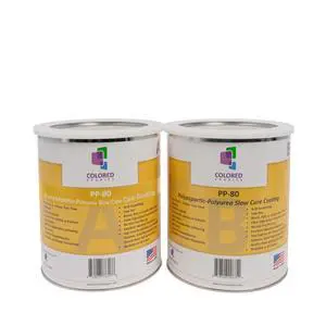 PP-80 Polyaspartic Floor Coating, High Solids Clear Topcoat for Garage, Concrete, Epoxy & Metallic Floors, UV Resistant, Non-Yellowing, Slow Cure (Clear, 2 GALLON KIT, 256 Fl oz) PP-80 Polyaspartic Floor Coating, High Solids Clear Topcoat for Garage, Concrete, Epoxy & Metallic Floors, UV Resistant, Non-Yellowing, Slow Cure (Clear, 2 GALLON KIT, 256 Fl oz)