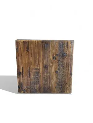 Rustic Reclaimed Wood Dining Table Top, Dark Brown Matte Finish, for Restaurants/Cafes/Home (30" x 42") Rustic Reclaimed Wood Dining Table Top, Dark Brown Matte Finish, for Restaurants/Cafes/Home (30" x 42")