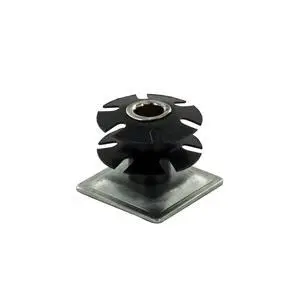 Industries Double Star Threaded Caster Insert | Heat Treated Steel | Fits 1-1/4 Inch Square 16-18 Gauge Tube | Thread: 5/16-18 | 100 Pack Industries Double Star Threaded Caster Insert | Heat Treated Steel | Fits 1-1/4 Inch Square 16-18 Gauge Tube | Thread: 5/16-18 | 100 Pack