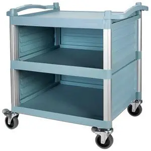 Select Dual-Handle Utility Service Cart, 3 Shelves, 440 lb. Capacity Select Dual-Handle Utility Service Cart, 3 Shelves, 440 lb. Capacity
