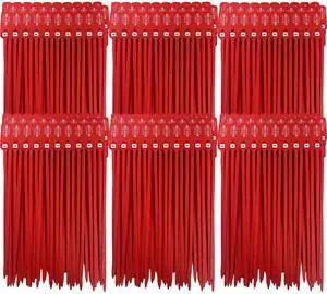 Red Plastic Security Seals (16") - Large Self Locking Shipping Seal with Print Progressive Numbering Tamper Proof for Trucks, Trailers, Cargo, Containers, Luggage (600ct) Red Plastic Security Seals (16") - Large Self Locking Shipping Seal with Print Progressive Numbering Tamper Proof for Trucks, Trailers, Cargo, Containers, Luggage (600ct)