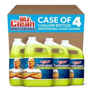 Mr. Clean PRO No-Rinse Floor Cleaner, Bulk Liquid Concentrate for Professional Cleaning, Commercial Use, 1 gal (Case of 4) Mr. Clean PRO No-Rinse Floor Cleaner, Bulk Liquid Concentrate for Professional Cleaning, Commercial Use, 1 gal (Case of 4)