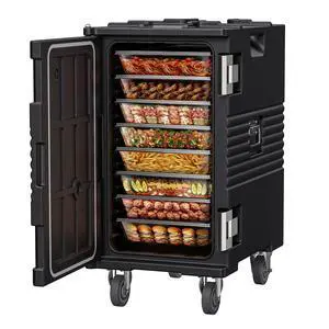 127QT Non-Electrical Catering Food Warmers with Casters, 304 Stainless Steel Latch & Door Shaft, Insulated Food Carrier for 8 Full-Size Pans(NOT Included), Food Warmer Hot Boxes for Catering 127QT Non-Electrical Catering Food Warmers with Casters, 304 Stainless Steel Latch & Door Shaft, Insulated Food Carrier for 8 Full-Size Pans(NOT Included), Food Warmer Hot Boxes for Catering
