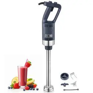 Commercial Immersion Blender, 500W Heavy Duty Hand Mixer, 16 inch Stepless Variable Speed Mixer with Stainless Steel Blade, Multi-Purpose Portable Mixer for Soup, Sauces, Mashed Potatoes, Cream Commercial Immersion Blender, 500W Heavy Duty Hand Mixer, 16 inch Stepless Variable Speed Mixer with Stainless Steel Blade, Multi-Purpose Portable Mixer for Soup, Sauces, Mashed Potatoes, Cream