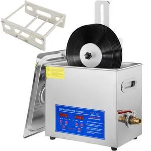 Sonic Cleaner, 6L Ultrasonic Vinyl Cleaner 7-12 Inch, 8 Records Ultrasonic Vinyl Cleaning Machine, 180W Ultrasonic Records Cleaner with Drying Rack for Home Store Sonic Cleaner, 6L Ultrasonic Vinyl Cleaner 7-12 Inch, 8 Records Ultrasonic Vinyl Cleaning Machine, 180W Ultrasonic Records Cleaner with Drying Rack for Home Store