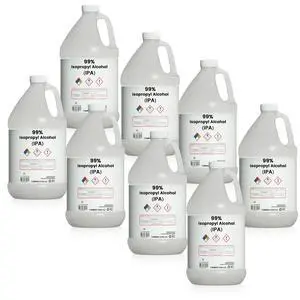 Isopropyl Alcohol 99% (IPA) Rubbing Alcohol by - Made in USA (8) Isopropyl Alcohol 99% (IPA) Rubbing Alcohol by - Made in USA (8)