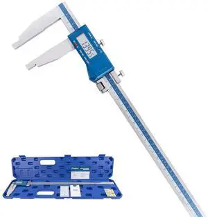 0-24"/600mm Heavy Duty Long Jaw Absolute Origin Digital Caliper, IP54 Stainless Steel Electronic Measuring Tool, in/mm Conversion, Accurary ±0.002"/0.05mm, Resolution 0.0005"/0.01mm 0-24"/600mm Heavy Duty Long Jaw Absolute Origin Digital Caliper, IP54 Stainless Steel Electronic Measuring Tool, in/mm Conversion, Accurary ±0.002"/0.05mm, Resolution 0.0005"/0.01mm