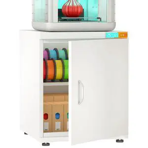 3D Printer Stand Filament Storage,25% RH Control Filament Dehumidification Cabinet 3D Printing Sealing and Protection for PLA/ABS/TPU/Nylon (White 180L) 3D Printer Stand Filament Storage,25% RH Control Filament Dehumidification Cabinet 3D Printing Sealing and Protection for PLA/ABS/TPU/Nylon (White 180L)