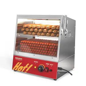 32QT/30L Hot Dog Steamer, 2-Tier Hut Steamer, Hot Dog Steamer Bun Warmer Cooker 175 Hot Dogs & 40 Buns Capacity with Drawer, Removable Shelves, Food Clip for Party Event Concession Stand 32QT/30L Hot Dog Steamer, 2-Tier Hut Steamer, Hot Dog Steamer Bun Warmer Cooker 175 Hot Dogs & 40 Buns Capacity with Drawer, Removable Shelves, Food Clip for Party Event Concession Stand