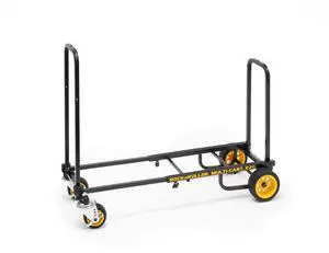 R2G (Micro Ground Glider) 8-in-1 Folding Multi-Cart/Hand Truck/Dolly/Platform Cart/26" to 39" Telescoping Frame/350 lbs. Load Capacity, Black R2G (Micro Ground Glider) 8-in-1 Folding Multi-Cart/Hand Truck/Dolly/Platform Cart/26" to 39" Telescoping Frame/350 lbs. Load Capacity, Black