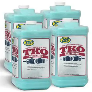 Zep Heavy-Duty TKO Industrial Hand Cleaner - 1 Gallon (Case of 4) - 1049524 - For Industrial Professionals Such As Mechanics, Four Pumps Included Zep Heavy-Duty TKO Industrial Hand Cleaner - 1 Gallon (Case of 4) - 1049524 - For Industrial Professionals Such As Mechanics, Four Pumps Included